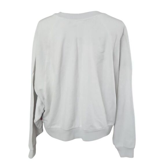 Levi's Women's Size XXL White Green Pink San Fran Logo Pullover Sweatshirt - Picture 5 of 7